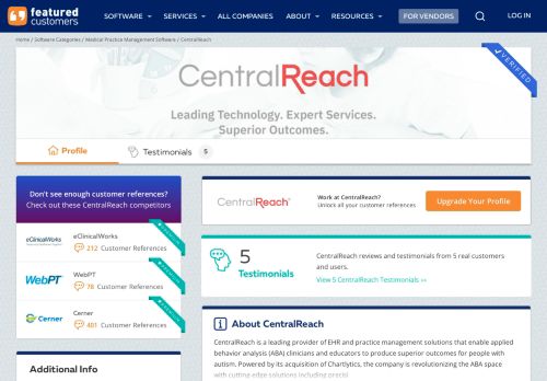 
                            13. 4 Customer Reviews & Customer References of CentralReach ...