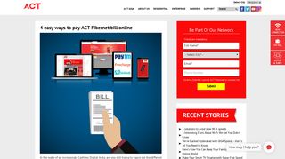 
                            2. 4 easy ways to pay ACT Fibernet bill online