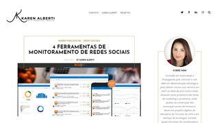 
                            9. 4 Ferramentas de monitoramento de Redes Sociais | Karen Alberti