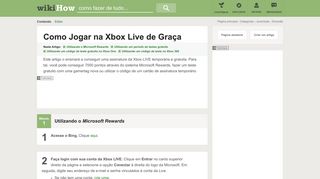 
                            11. 4 Formas de Jogar na Xbox Live de Graça - wikiHow