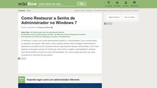 
                            10. 4 Formas de Restaurar a Senha de Administrador no Windows 7