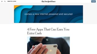 
                            13. 4 Free Apps That Can Earn You Extra Cash - The New York Times