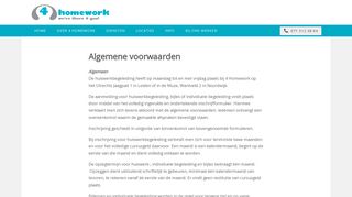 
                            10. 4 Homework - Algemene voorwaarden