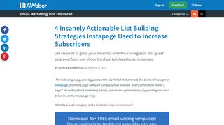 
                            13. 4 List Building Strategies Instpage Used to Increase ...