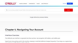 
                            7. 4. Navigating Your Account - Google AdWords [Book] - O'Reilly Media