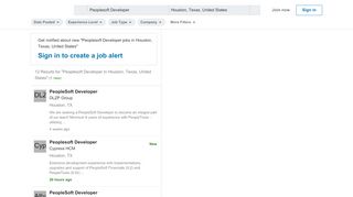 
                            9. 4 Peoplesoft Developer jobs in Houston, TX - LinkedIn