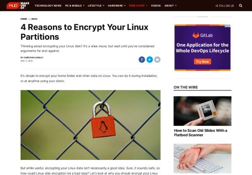 
                            6. 4 Reasons Why You Shouldn't Encrypt Your Linux Partitions