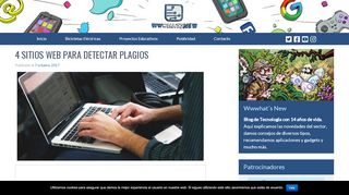 
                            7. 4 sitios web para detectar plagios - Wwwhatsnew