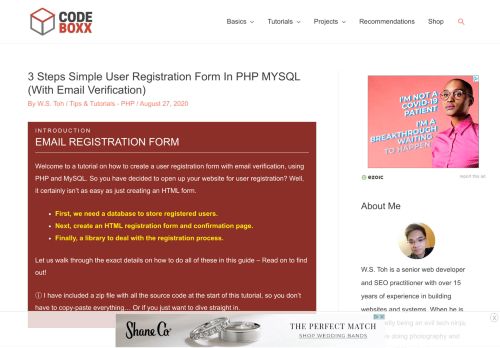 
                            11. 4 Steps Simple PHP User Registration Form (With Email ...