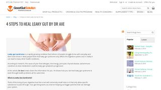 
                            11. 4 Steps to Heal Leaky Gut by Dr Axe - Crohns.net