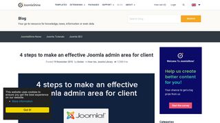 
                            10. 4 steps to make an effective Joomla admin area for client - JoomlaShine