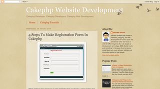 
                            11. 4 Steps To Make Registration Form In Cakephp - Cakephp Website ...