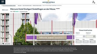 
                            2. 4 Sterne Hotel Stuttgart Sindelfingen Messe - Mercure - Accor Hotels