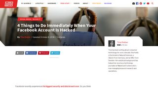
                            11. 4 Things to Do Immediately When Your Facebook Account Is Hacked