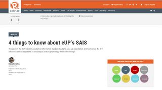 
                            13. 4 things to know about eUP's SAIS - Rappler