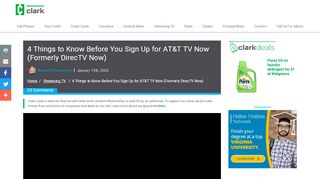 
                            9. 4 things to know before you sign up for DirecTV Now - Clark Howard