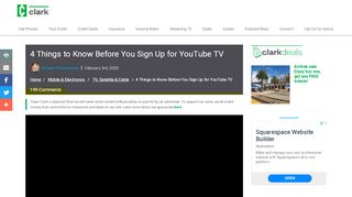 
                            13. 4 things to know before you sign up for YouTube TV - Clark Howard