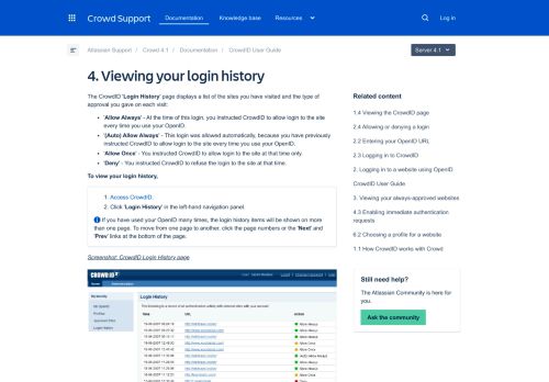 
                            9. 4. Viewing your login history - Confluence by Atlassian