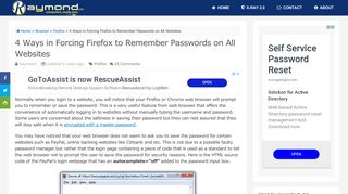 
                            6. 4 Ways in Forcing Firefox to Remember Passwords on All Websites ...