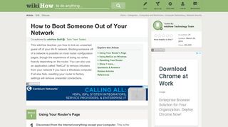 
                            2. 4 Ways to Boot Someone Out of Your Network - wikiHow