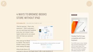 
                            9. 4 ways to browse iBooks Store without iPad - Ebook Friendly