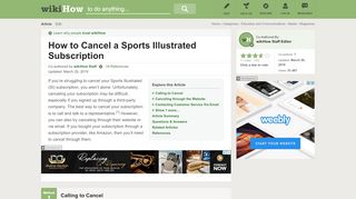 
                            6. 4 Ways to Cancel a Sports Illustrated Subscription - wikiHow