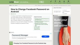 
                            11. 4 Ways to Change Facebook Password on Android - wikiHow