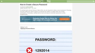 
                            9. 4 Ways to Create a Secure Password - wikiHow