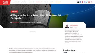 
                            11. 4 Ways to Factory Reset Your Windows Computer - MakeUseOf