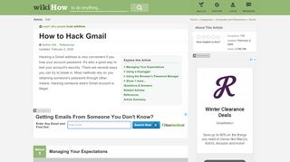 
                            3. 4 Ways to Hack Gmail - wikiHow