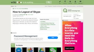 
                            7. 4 Ways to Logout of Skype - wikiHow