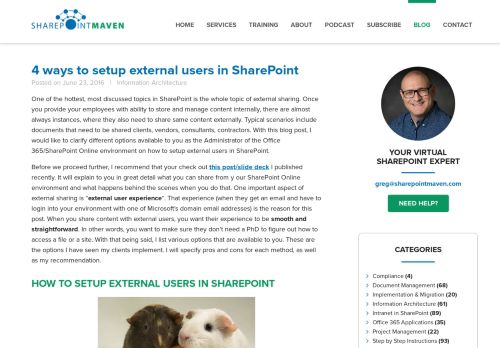 
                            13. 4 ways to setup external users in SharePoint - SharePoint Maven