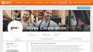 
                            5. 40 Customer Reviews & Customer References of Givex Corporation ...