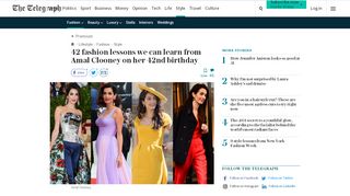 
                            9. 40 fashion lessons we can learn from Amal Clooney on her 40th birthday
