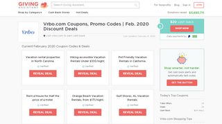 
                            10. 40% Off VRBO.com Coupons & Promo Codes 2019 + 2% Cash Back