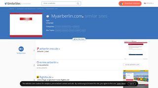 
                            12. 40 Similar Sites Like Myairberlin.com - SimilarSites.com