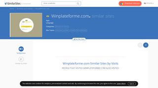 
                            12. 40 Similar Sites Like Winplateforme.com - SimilarSites.com