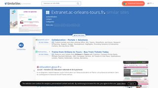 
                            9. 40 Sites Similaires a Extranet.ac-orleans-tours.fr - SimilarSites.com