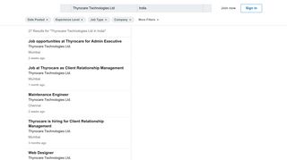
                            9. 40 Thyrocare Technologies Ltd jobs in India - LinkedIn