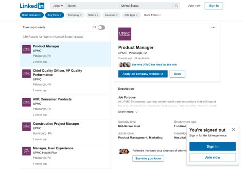 
                            8. 4,000+ Upmc jobs in United States - LinkedIn