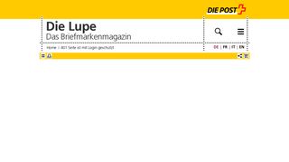 
                            10. 401 Seite ist mit Login geschützt - Die Lupe - Post.ch AG