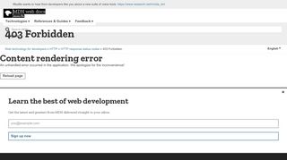 
                            9. 403 Forbidden - HTTP | MDN