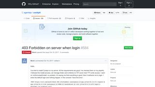
                            2. 403 Forbidden on server when login · Issue #584 · agentejo/cockpit ...