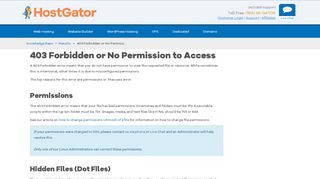 
                            10. 403 Forbidden or No Permission to Access « HostGator.com Support ...