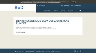 
                            4. 404: BoD - Books on Demand GmbH - Bod.dk