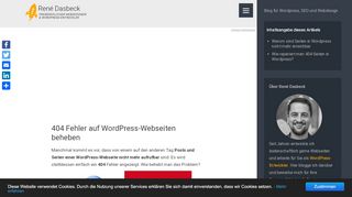 
                            5. 404 Fehler auf Wordpress-Webseiten beheben - Netzgänger Webdesign