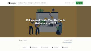 
                            13. 41 Facebook Stats That Matter to Marketers in 2019 - Hootsuite Blog