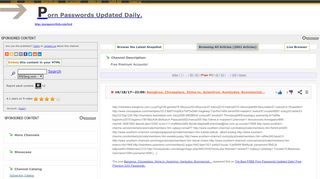 
                            8. 41 - Porn Passwords Updated Daily. - RSSing.com
