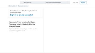 
                            11. 41 Ruby Tuesday Jobs in Hialeah, FL | LinkedIn