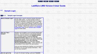 
                            9. 4.1 Sample Login - LabWare